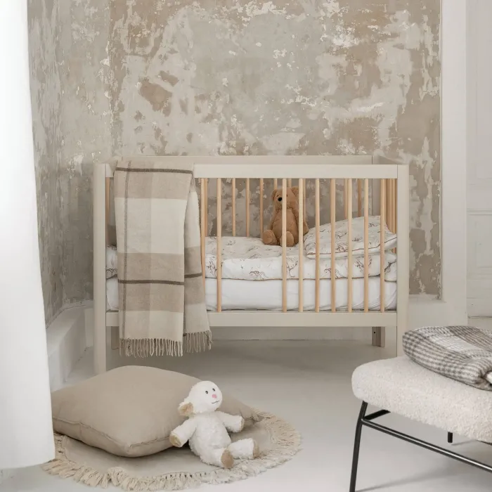Pinio Pure baby cot 120×60, champagne 2