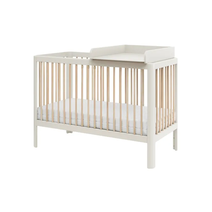 Pinio Pure baby cot 120×60, champagne 3