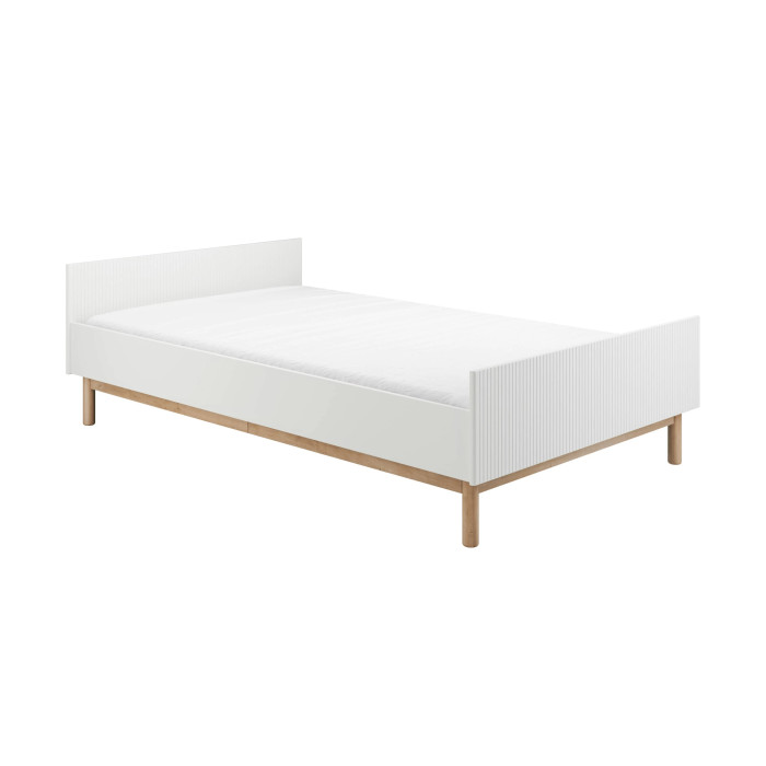 Кровать 200×120 белая Pinio Miloo