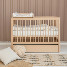 Дитяче ліжечко для немовляти приставне 120×60 натуральне - Pinio Pure