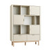Pinio Miloo wide bookcase, champagne 4