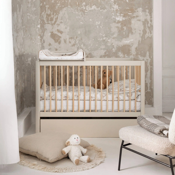 Шухляда під ліжечко 120×60 шампань Pinio Pure 3