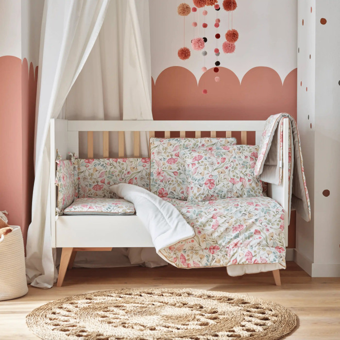 Постільний комплект з наповненням 100×135 Pinio FLORAL 3