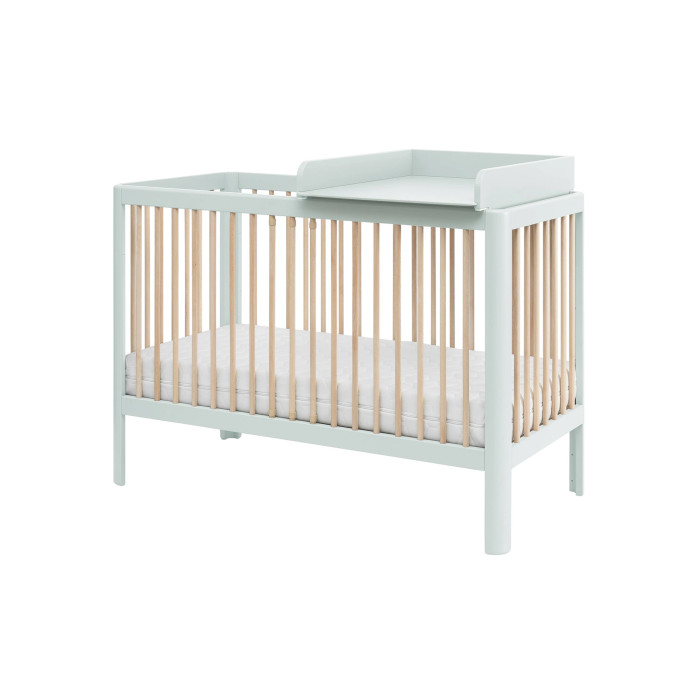 Pinio Pure baby cot 120×60, pastel green 3