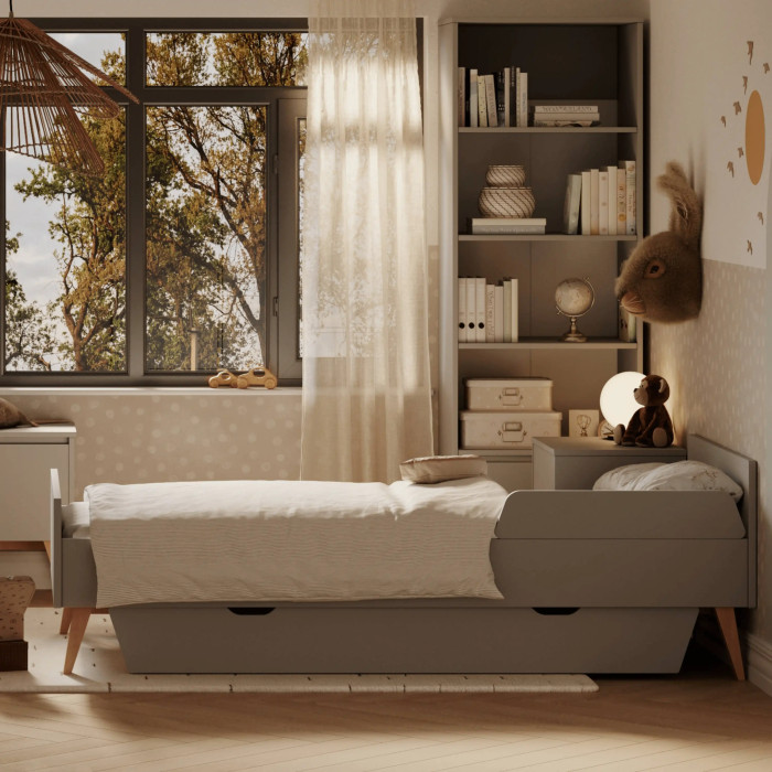 Ящик под кровать 200×90/200×120 серый Pinio Swing 3