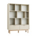 Pinio Miloo wide bookcase, champagne 6