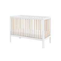Детская кроватка для младенца приставная  120×60 белая - Pinio Pure