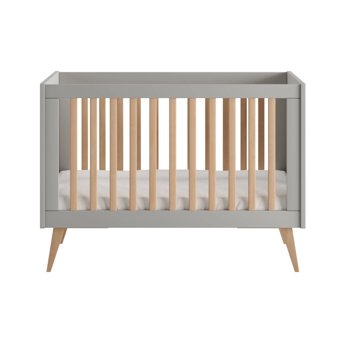 Pinio Swing baby cot 120×60, grey