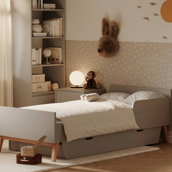 Ящик под кровать 200×90/200×120 серый Pinio Swing 2