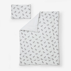 Постільний комплект з наповненням 100×135 Pinio ZEBRAS