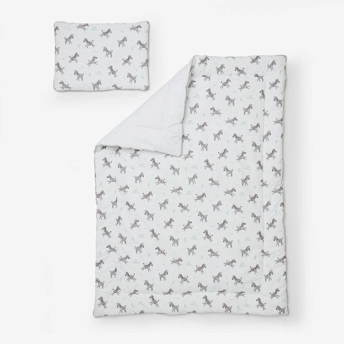 Постільний комплект з наповненням 100×135 Pinio ZEBRAS